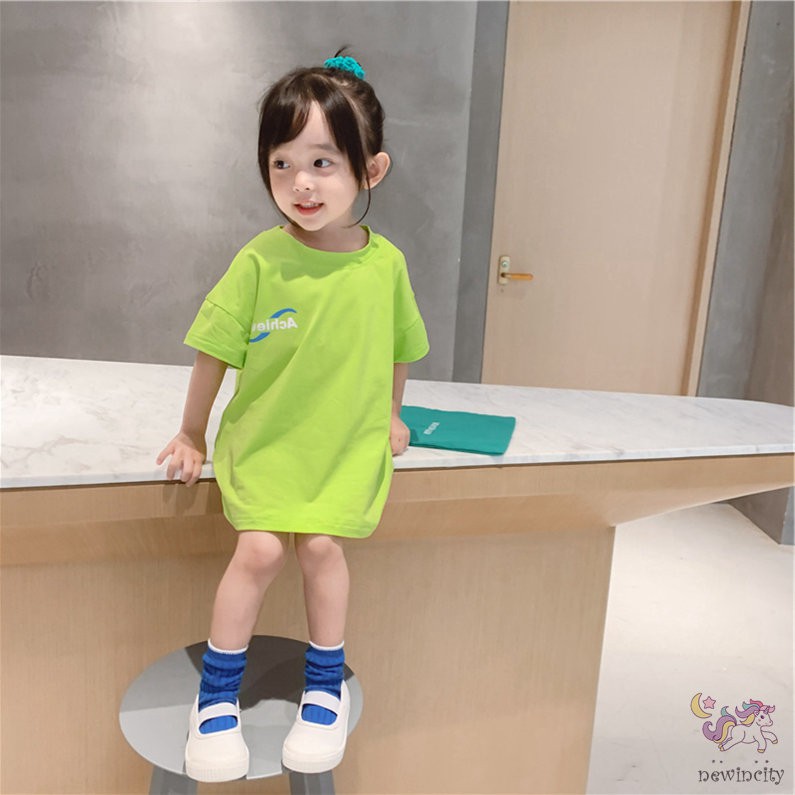 Áo Thun Tay Ngắn Kiểu Hàn Quốc Dành Cho Bé Gái