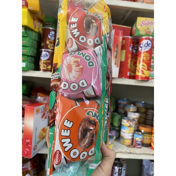 BÁNH DONUT 360g 12 CÁI SOCOLA ,MIX VỊ DOOWEE