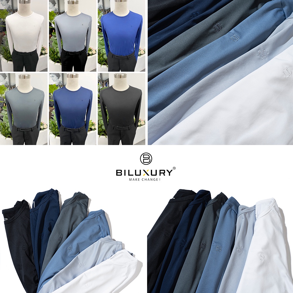 Áo thun nam giữ nhiệt Biluxury giao MẪU BẤT KỲ phông slimfit siêu nhẹ không bai xù 5ATOB001 | BigBuy360 - bigbuy360.vn