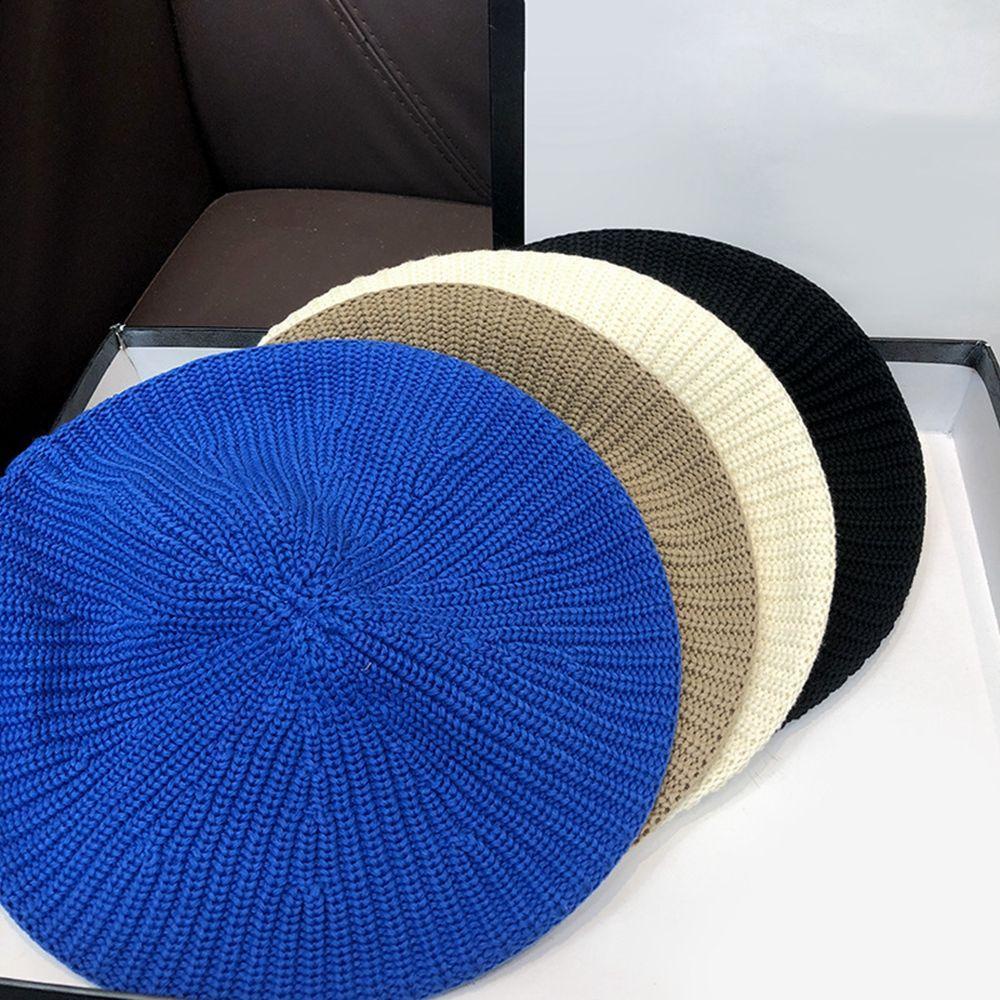 Mũ Beret Dệt Kim Phong Cách Retro Anh Quốc Thời Trang Thu Đông Dành Cho Nữ