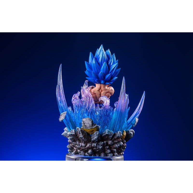 Mô hình Resin Dragonball chính hãng - Goku UI & Vegeta blue LEAGUE Studio