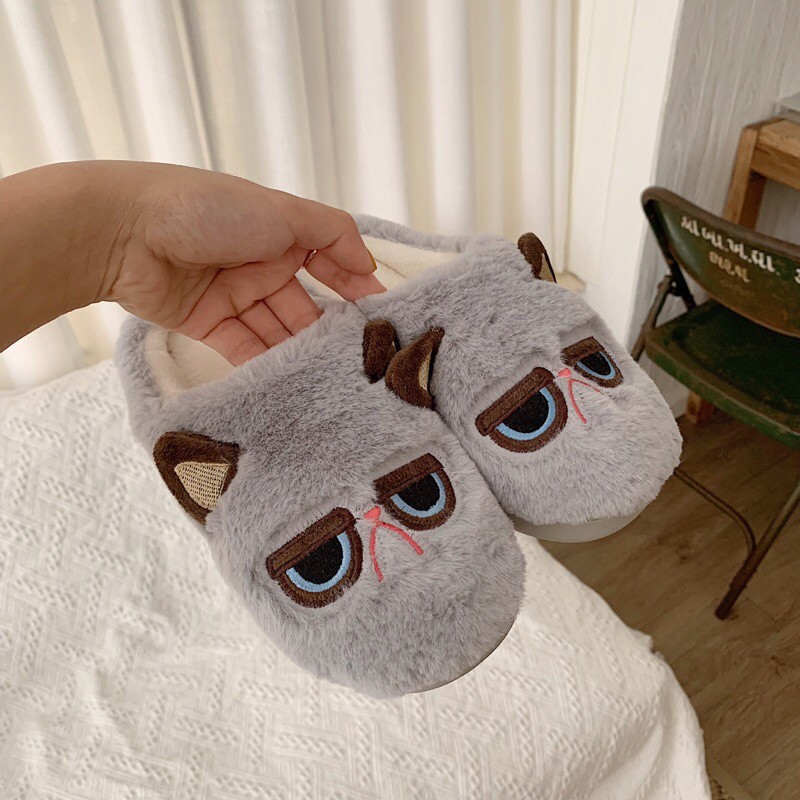Dép bông hình mắt