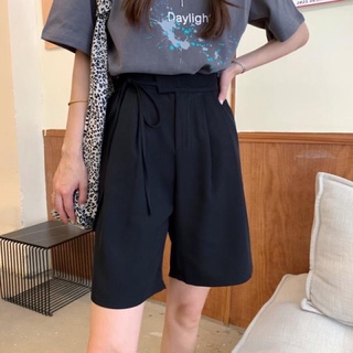 QUẦN SHORT THẮT NƠ CẠP CHUN CHẤT VẢI RUBY