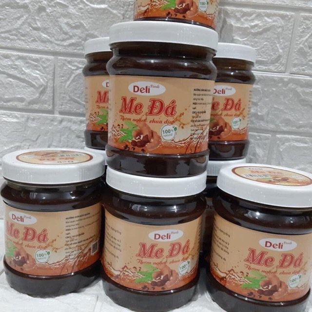 NGON XỈU  Đá me DELI hạt dẻo - Hủ lớn 800gr