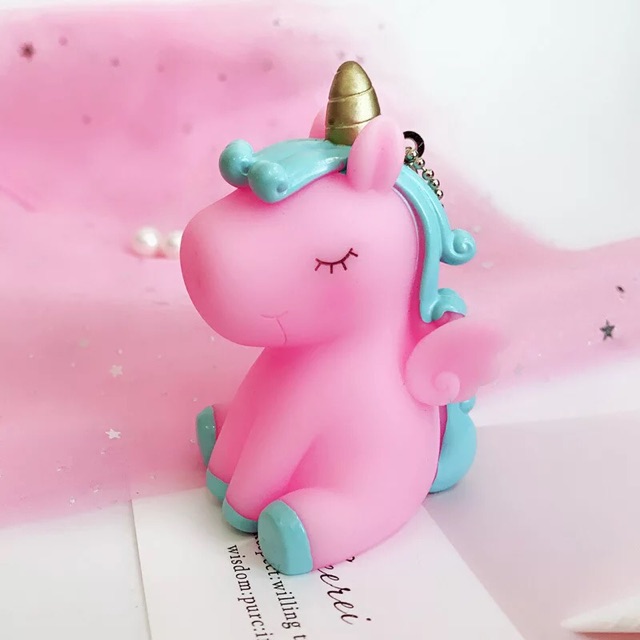 móc chìa khoá, móc treo túi balo ngựa 1 sừng unicorn siêu yêu( sản phẩm dc khuyên mua kèm BALO)