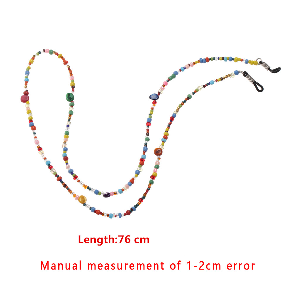 Dây Đeo Kính Chống Trượt Đính Hạt Thời Trang Cho Nữ