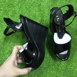 Giày đế xuồng cao 12p MS38