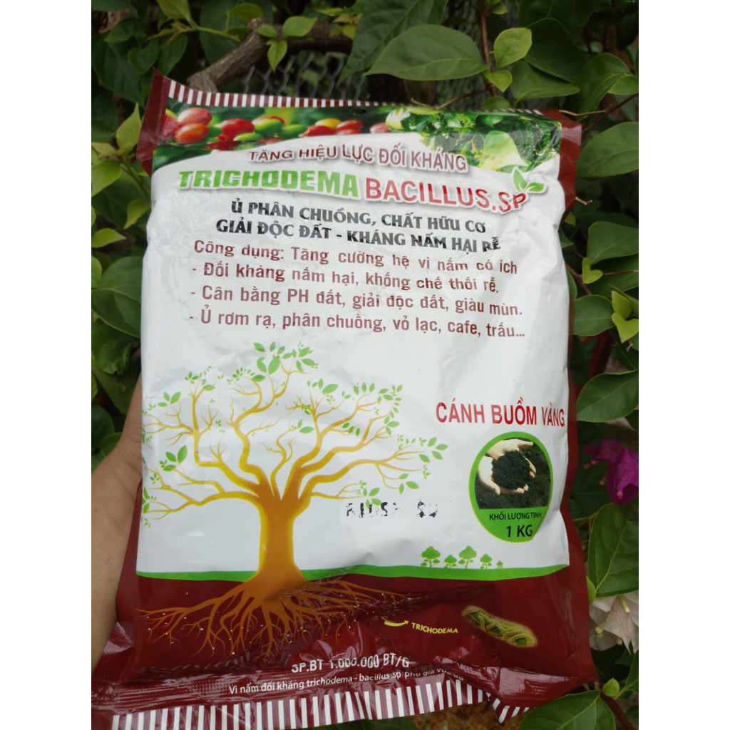 NẤM ĐỐI KHÁNG TRICHODERMA-BACILLUS. 1kg