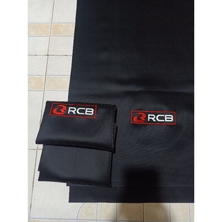 Da bọc yên Thêu RCB màu đen