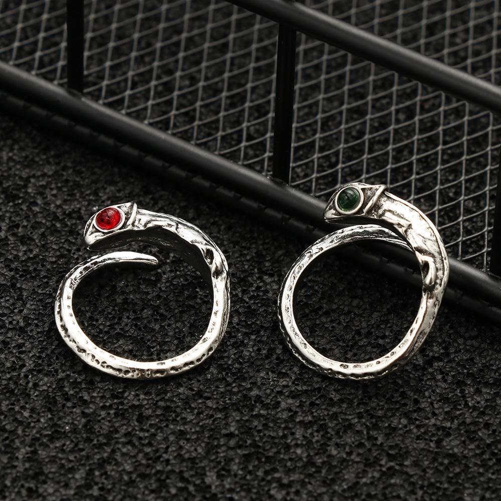 Nhẫn Tắc Kè Hoa Phong Cách Retro Cá Tính Kiểu Mới