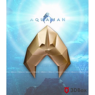 Logo Aquaman – Mô hình giấy 3D Papercraft