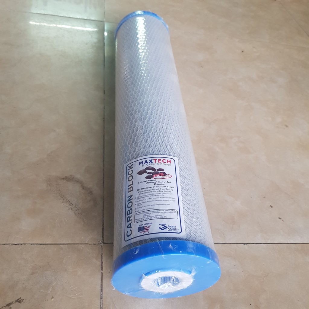 [Mã ELFLASH5 giảm 20K đơn 50K] Lõi lọc CTO béo, lõi lọc CTO bigblue dùng cho cốc lọc béo 20 inch