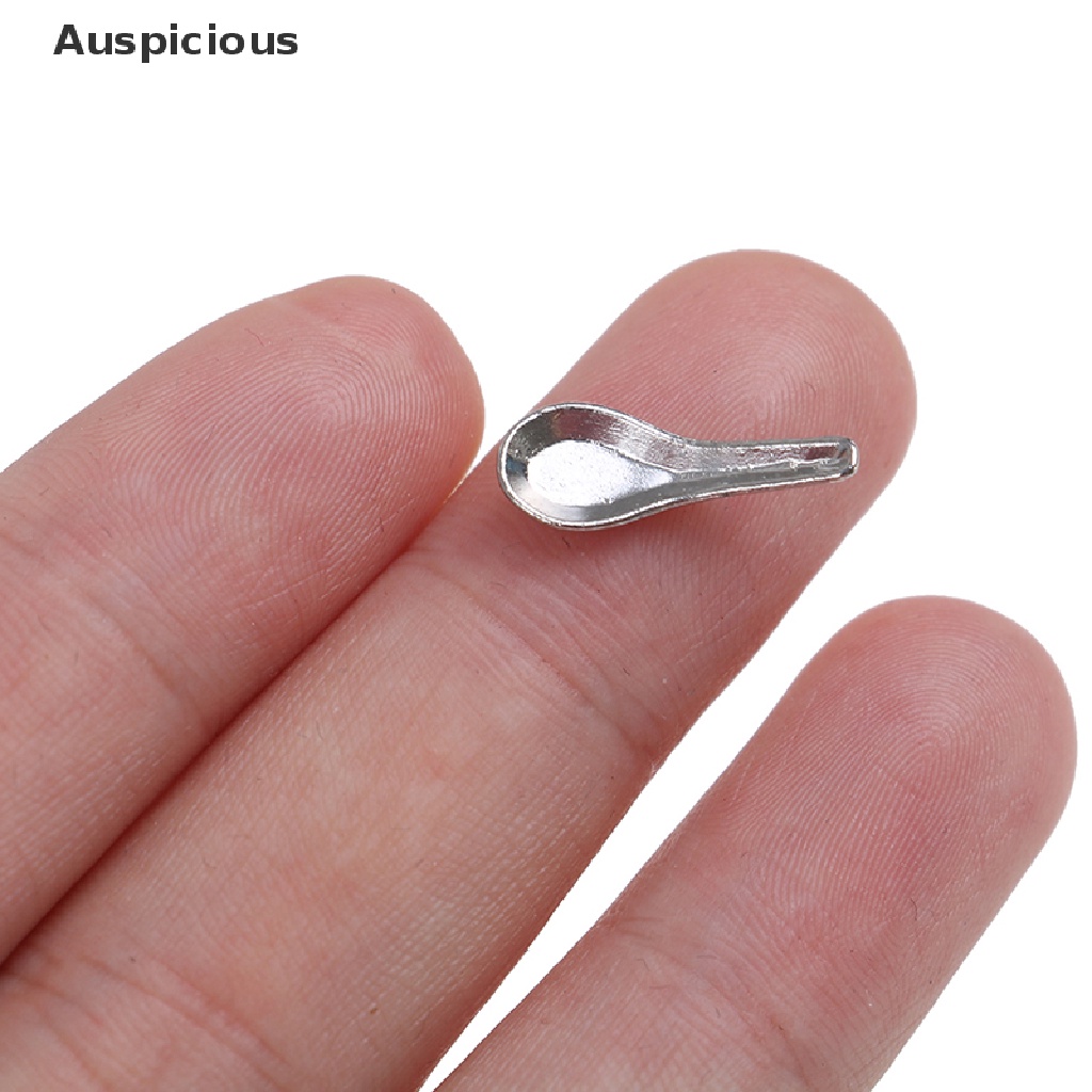 Bộ 10 Muỗng Súp Mini Tỉ Lệ 1: 12 Trang Trí Nhà Búp Bê