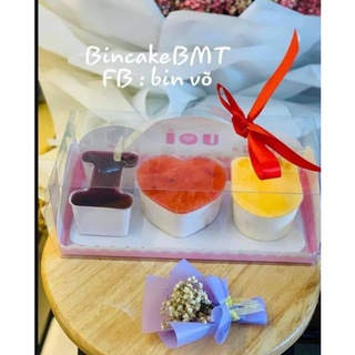 Set 10 hộp mica i❤u