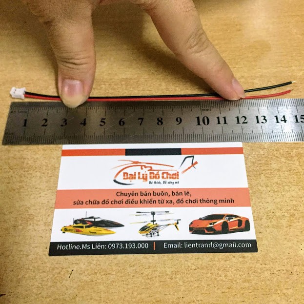 Dây nối jack PH2.0-2P dành để cắm vào mạch nhận RX