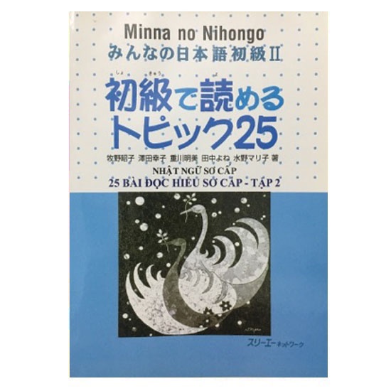 Sách - Combo Minna No Nihongo Sơ Cấp 2 - 25 Bài Đọc Hiểu Và 25 Bài Nghe Hiểu ( Lẻ Tùy Chọn )