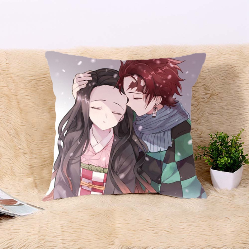 Vỏ Áo Gối Sofa Trang Trí Hình Anime Nhật Bản