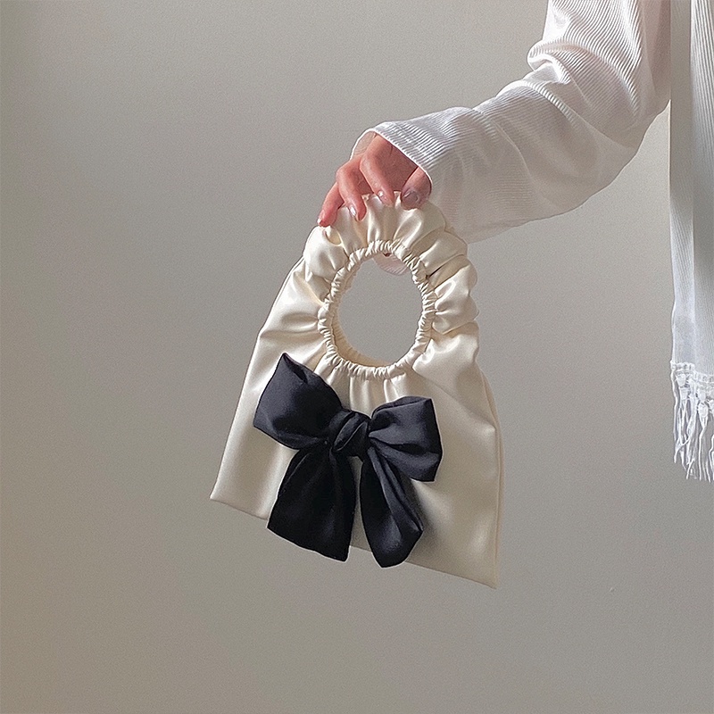 Túi Đeo Vai Mini Đính Nơ Kiểu Hàn Quốc Thời Trang Xuân Hè 2021 Cho Nữ