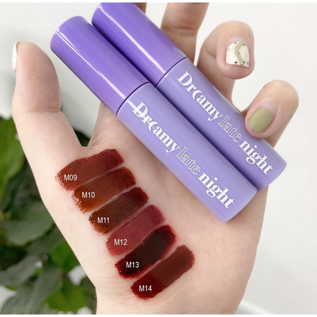 Son kem lì Merzy Dreamy Late Night Mellow Tint (đủ bảng màu)