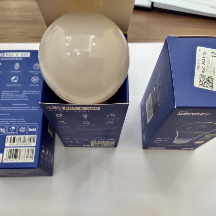 Bóng Đèn LED Thông Minh Sonoff Wi-Fi B02-B-A60 9W E27 Cool & Warm