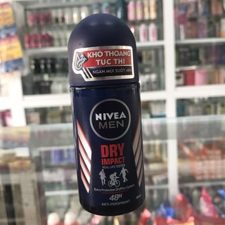 Lăn khử mùi nivea men khô thoáng 50ml