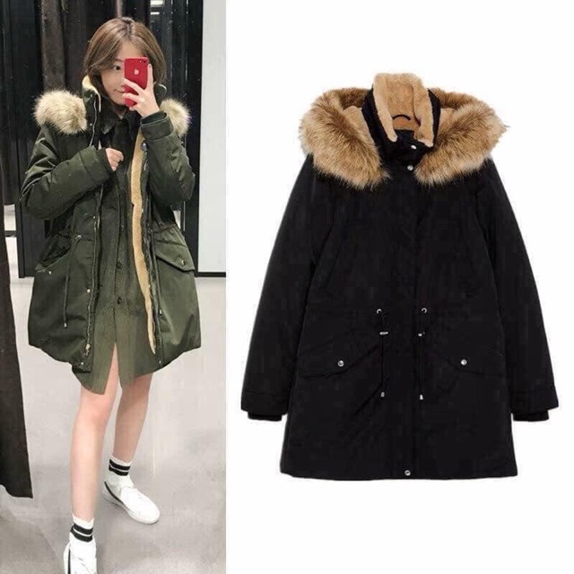 PARKA NỮ LÓT LÔNG