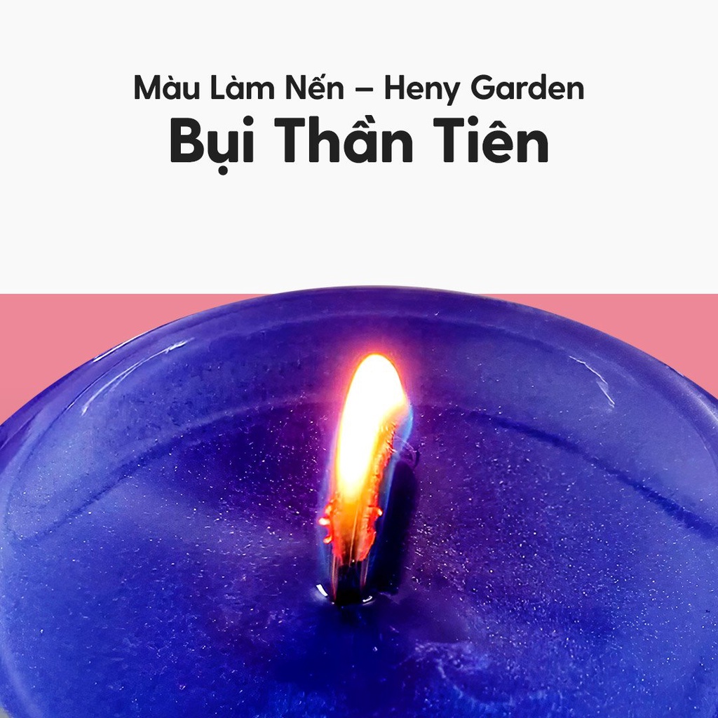 Màu Làm Nến Bụi Tiên Tạo Hiệu Ứng Lấp Lánh Khi Thắp Nến Nguyên Liệu Làm Nến Thơm Heny Garden