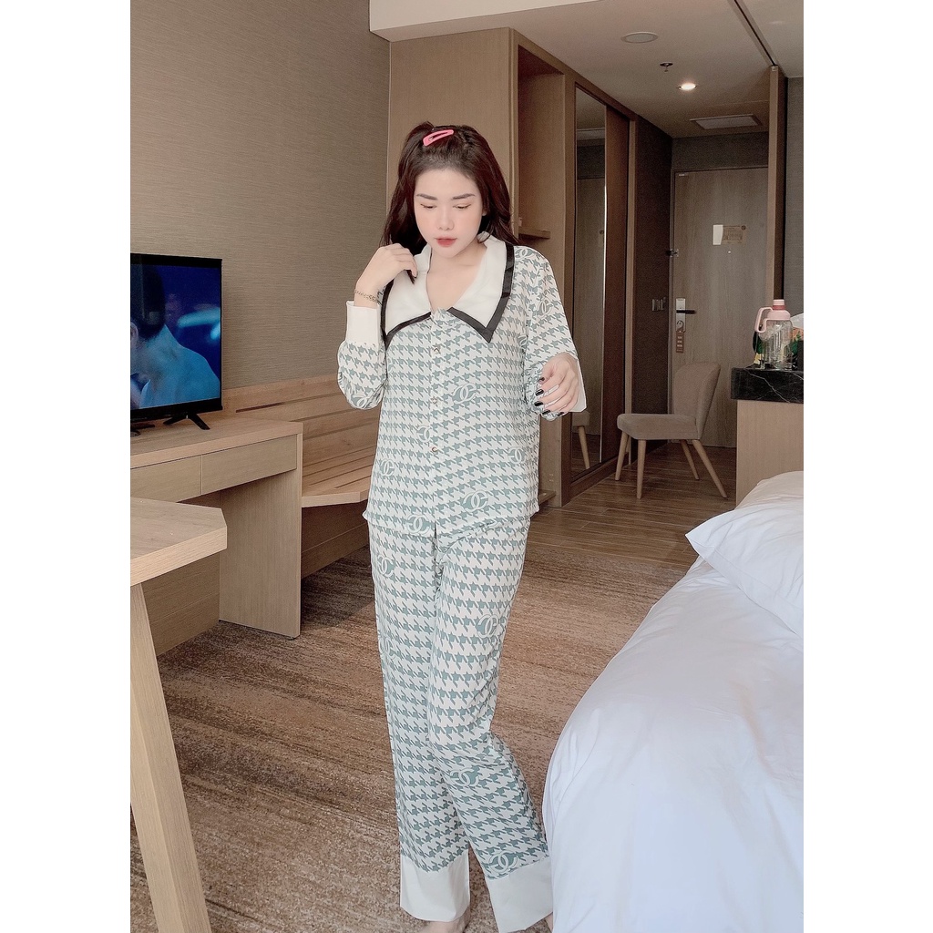 Set đồ bộ mango tay dài phối cổ | BigBuy360 - bigbuy360.vn