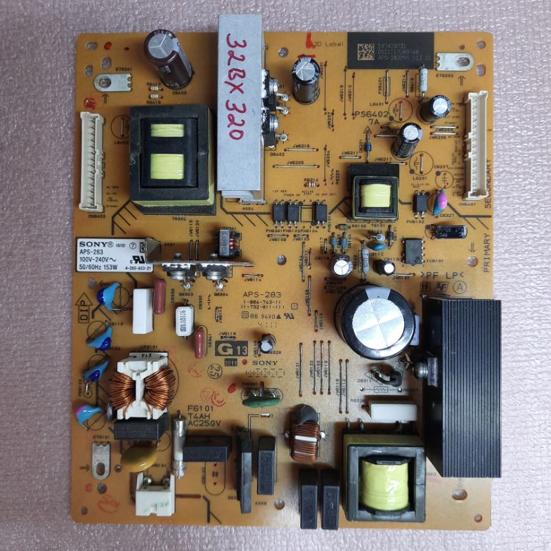 Bo khiển tv sony 32bx320,bo xử lý,bo nguồn 32bx320,main chính, chủ