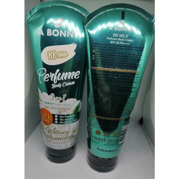 Kem Dưỡng Toàn Thân Hương Nước Hoa  AA ARBUTIN SPF30+PA+++A BONNE 200ML