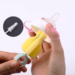 Cọ rửa bình sữa Moonship cao cấp có mút xốp