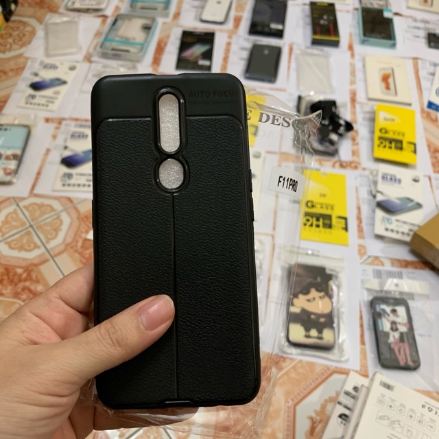 Ốp lưng Oppo Vân Da đen F11/F11 pro/A3s/A33/F3/A39/A59/F1s/A31 2020/A5s/A7/A12/F9/A52/A92/A72