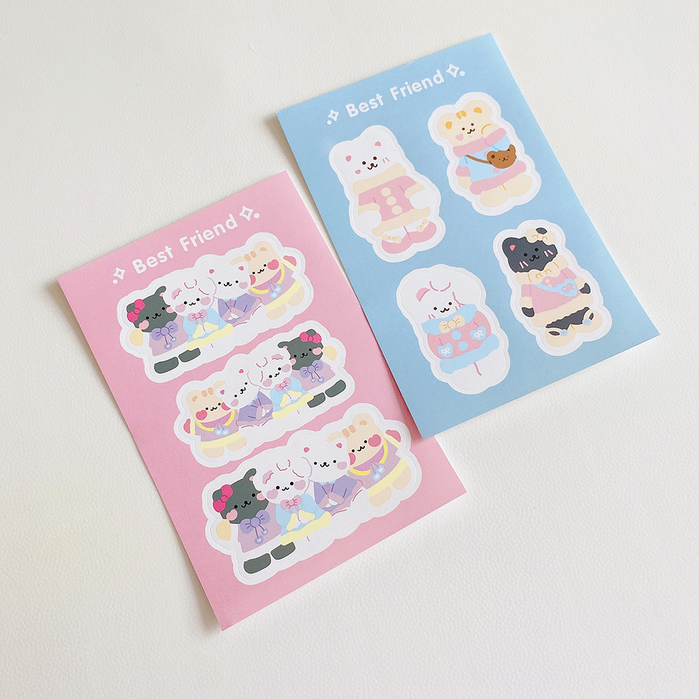 Sticker Winzige Hình Gấu Con Dễ Thương