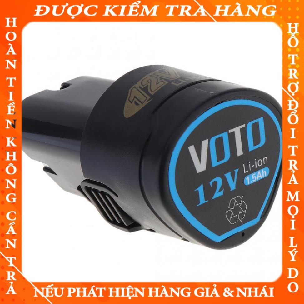Pin Máy Khoan 12V VOTO,Pin 12V - Bảo Hành 3 Tháng - Pin 12V xphong