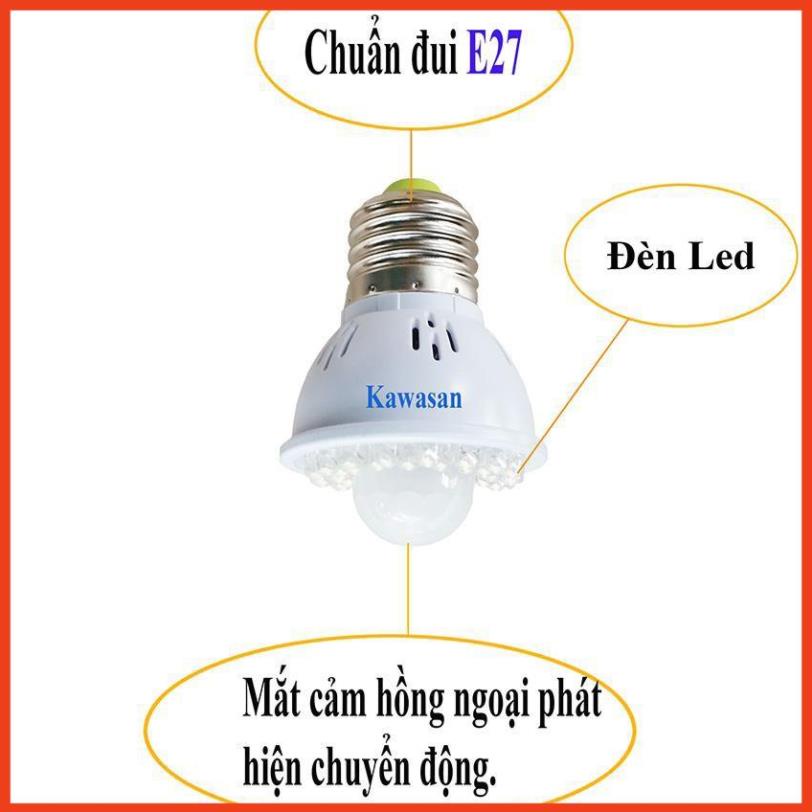 BÓNG ĐÈN LED CẢM ỨNG HỒNG NGOẠI KAWA SS61-2W