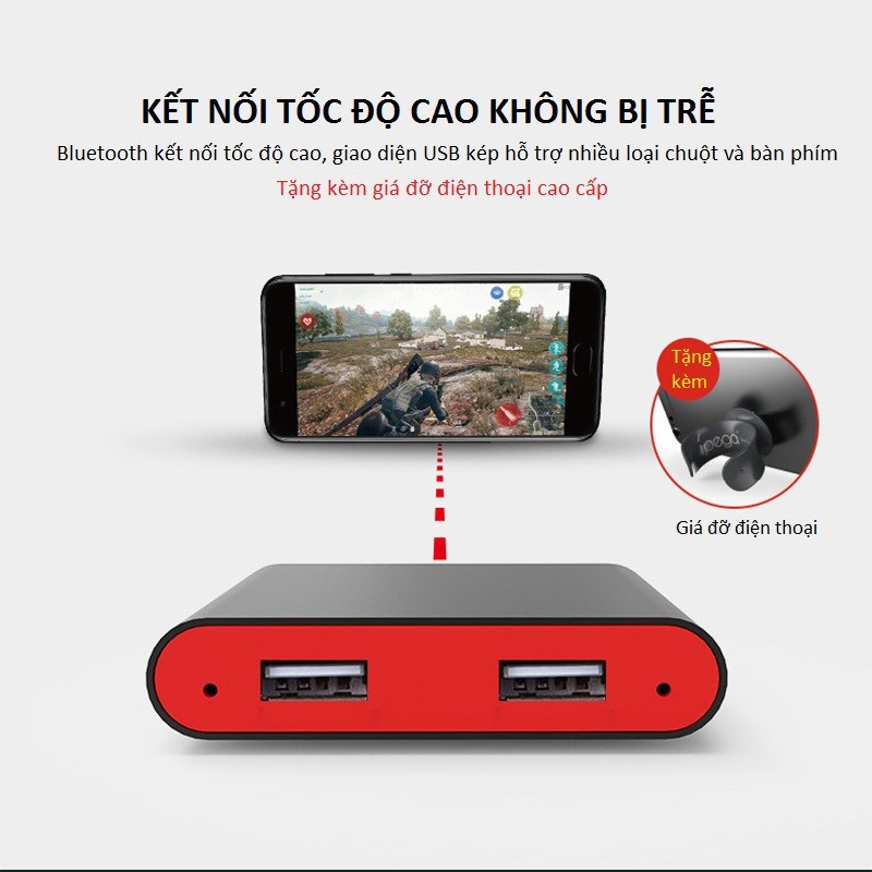 Thiết Bị Kết Nối Chuột &amp; Bàn Phím Hỗ Trợ Chơi Game Mobile IPEGA PG9116