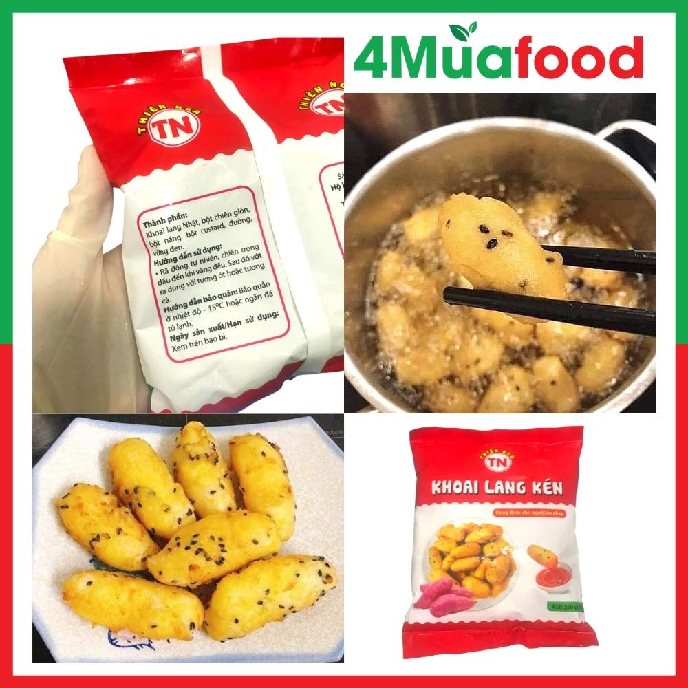 1 gói Khoai Lang Kén thơm bùi ngọt ngậy làm từ khoai Nhật dùng để Chiên Rán - Thực Phẩm 4 Mùa - 4Muafood