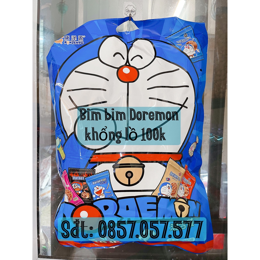 Bim bim Doraemon khổng lồ mix vị, box ăn vặt snack siêu to | BigBuy360 - bigbuy360.vn