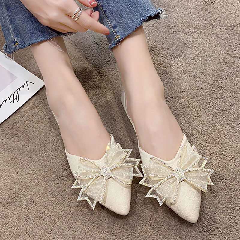 GIÀY BÚP BÊ NỮ NƠ THẮT DA MỀM ÊM CHÂN FULLBOX mã 888 | BigBuy360 - bigbuy360.vn