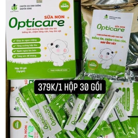 ❤️MUA 1 TẶNG 2❤️ SỮA NON OPTICARE HỘP 30 GÓI - 2g/gói - Giúp bé ăn ngon, hết bón,tăng cân, tăng đề kháng