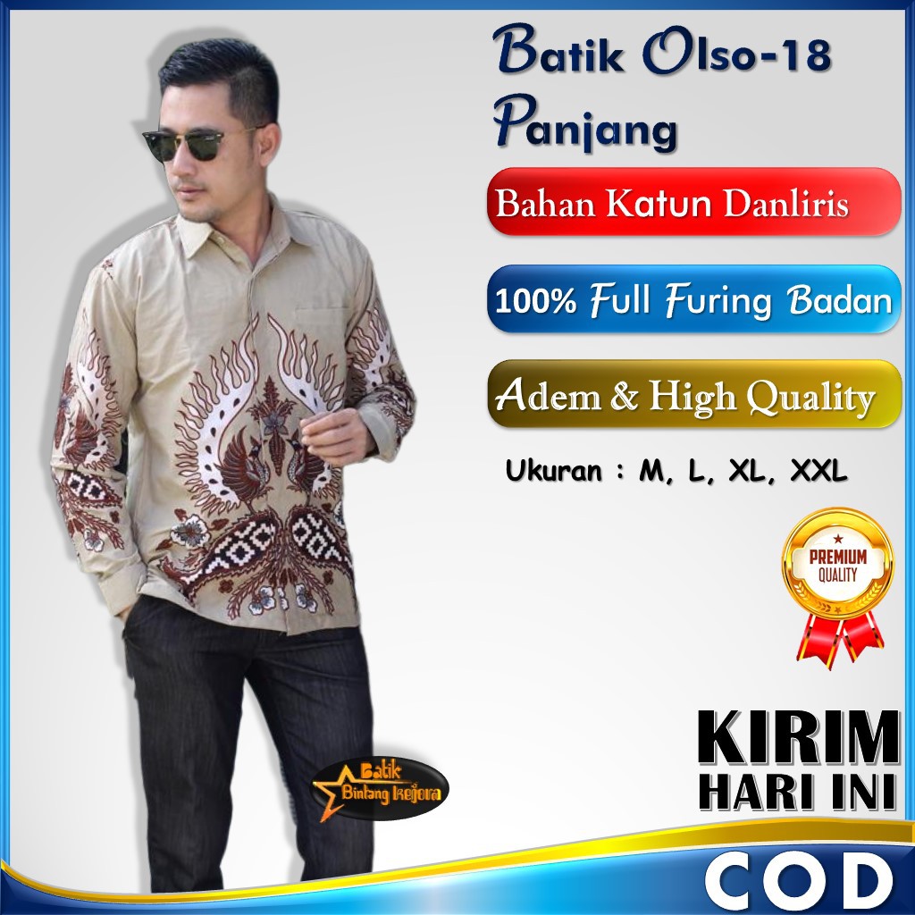 Áo sơ mi nam tay dài Solo XXL Motif Olso 18