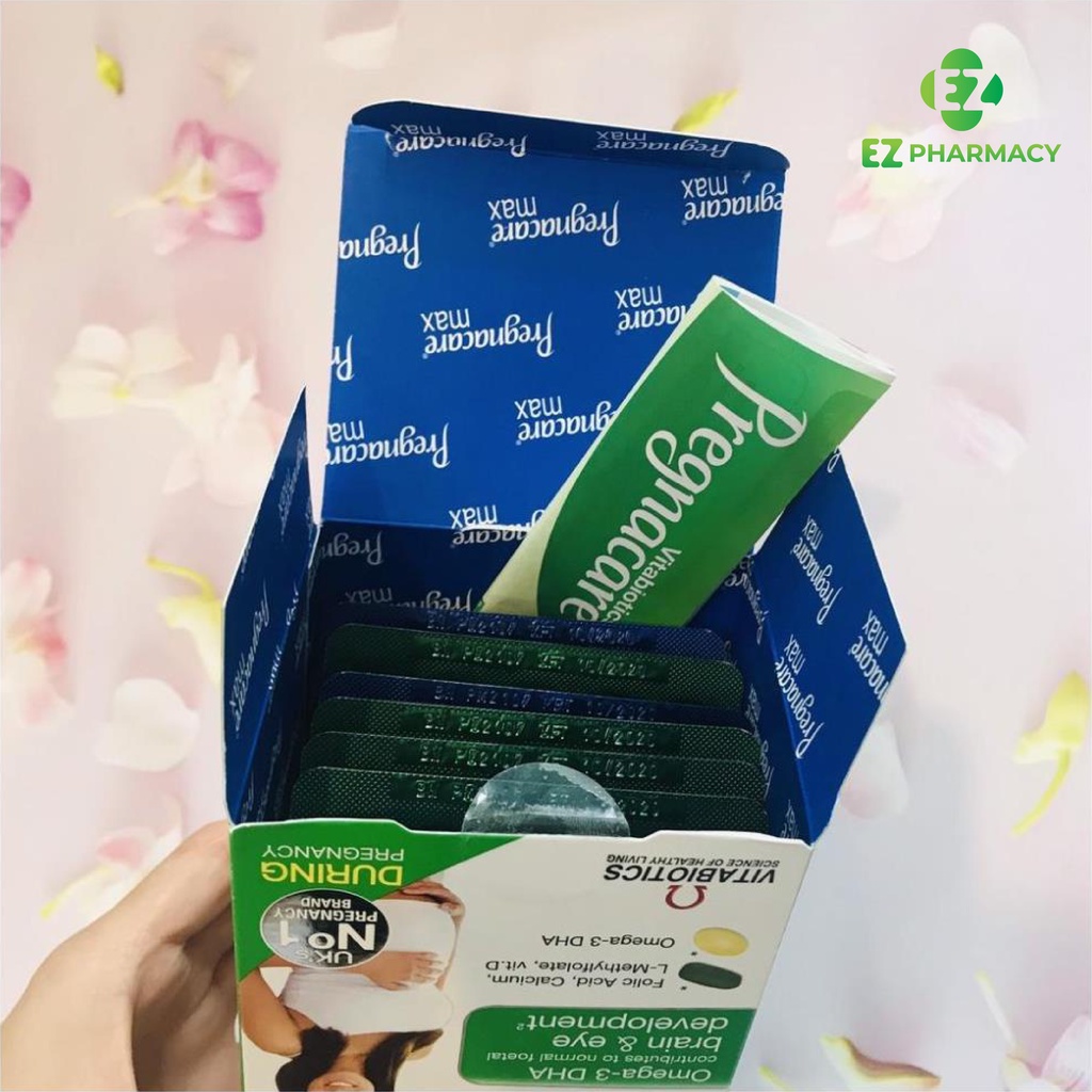 Viên uống Pregnacare Max Bổ sung vitamin, khoáng chất và DHA tăng cường sức khỏe cho mẹ và bé