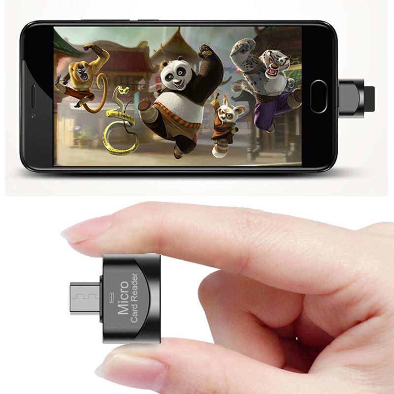 Đầu đọc thẻ nhớ USB 2.0 Micro SD/TF tiện dụng cho điện thoại/máy tính bảng