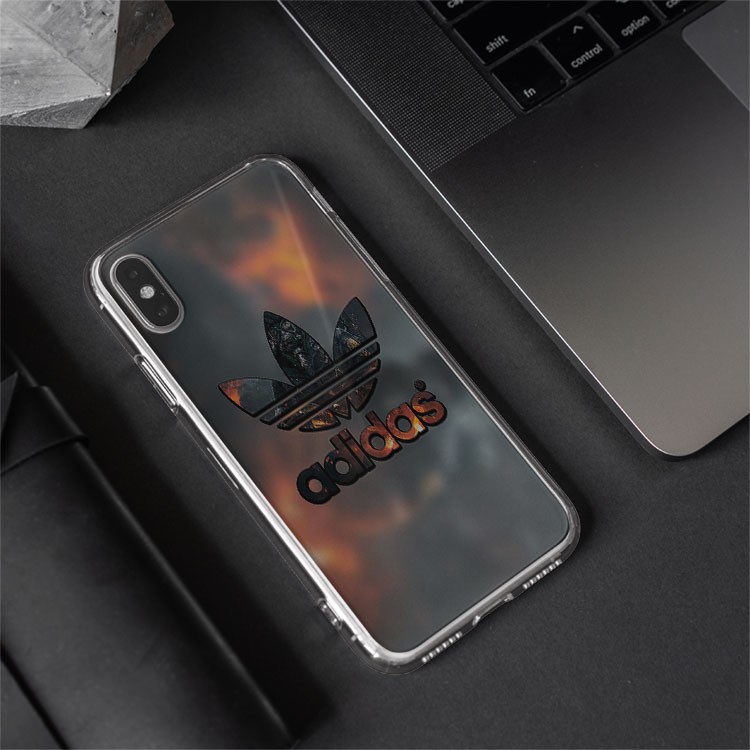 Ốp lưng logo ADIDAS hóa học giả kim loại nổi cho Iphone 5 6 7 8 Plus 11 12 Pro Max X Xr SUPPOD00026