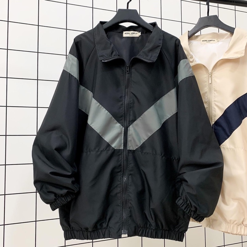 Áo Khoác Jacket  Form Rộng LAKE Chất Dù 2 Lớp Phong Cách Ulzzang - 84unisex