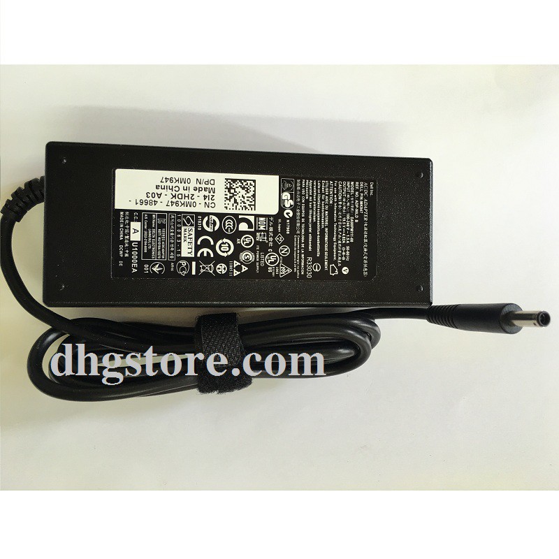 Sạc laptop Dell 19.5V – 4.62A đầu kim nhỏ