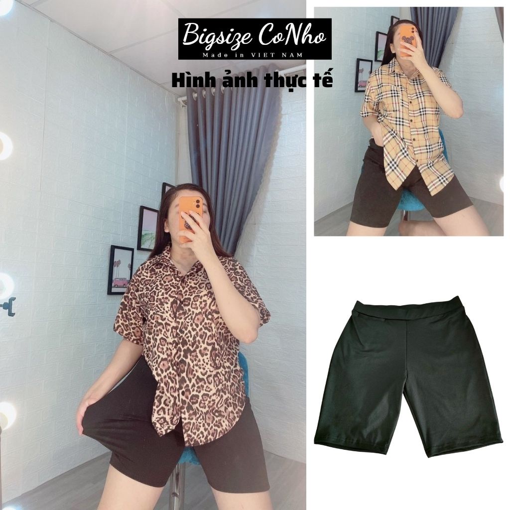 Quần legging bigsize, Quần đùi ôm size ngoại cỡ nữ QOM | BigBuy360 - bigbuy360.vn