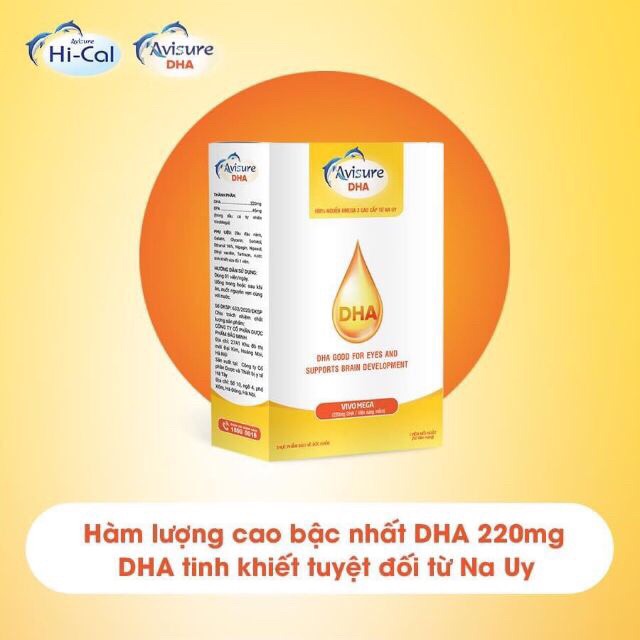 AVISURE DHA -DHA tinh chất từ Nauy cho mẹ bầu, giúp bé phát triển não bộ và thị giác tối ưu | BigBuy360 - bigbuy360.vn