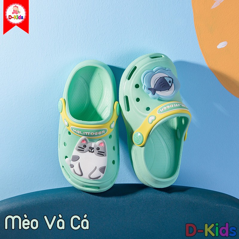 Dép sục cho bé, Dép cross cho bé trai bé gái siêu mềm siêu nhẹ chống trơn trượt D-Kids [DD-010]