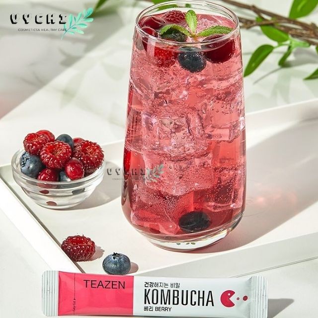 Trà Kombucha Teazen Berry Hàn Quốc 30 gói ( Date 2023)